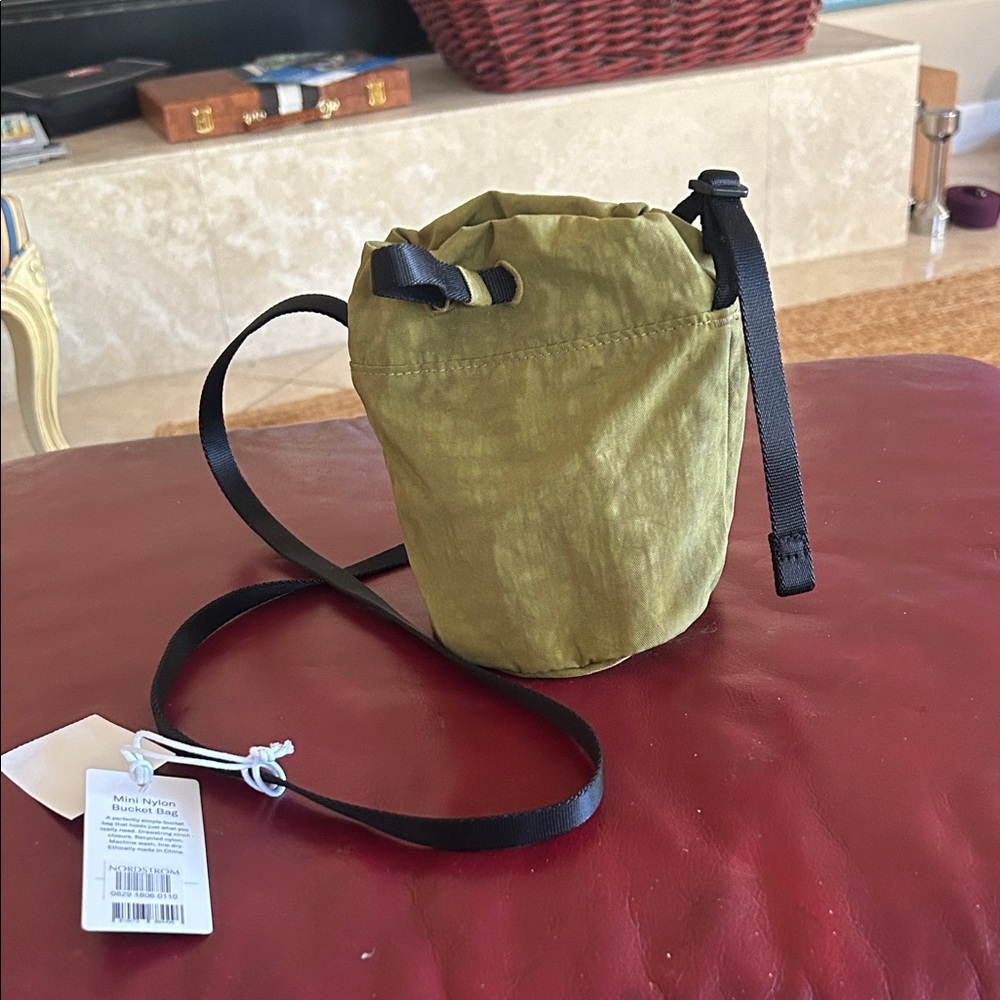 Nordstrom Mini Nylon Bucket Bag